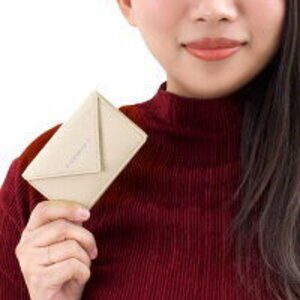 Balenciaga Wallet Tri fold Beige Tapioca Paper